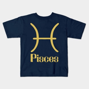 Pisces Zodiac Kids T-Shirt